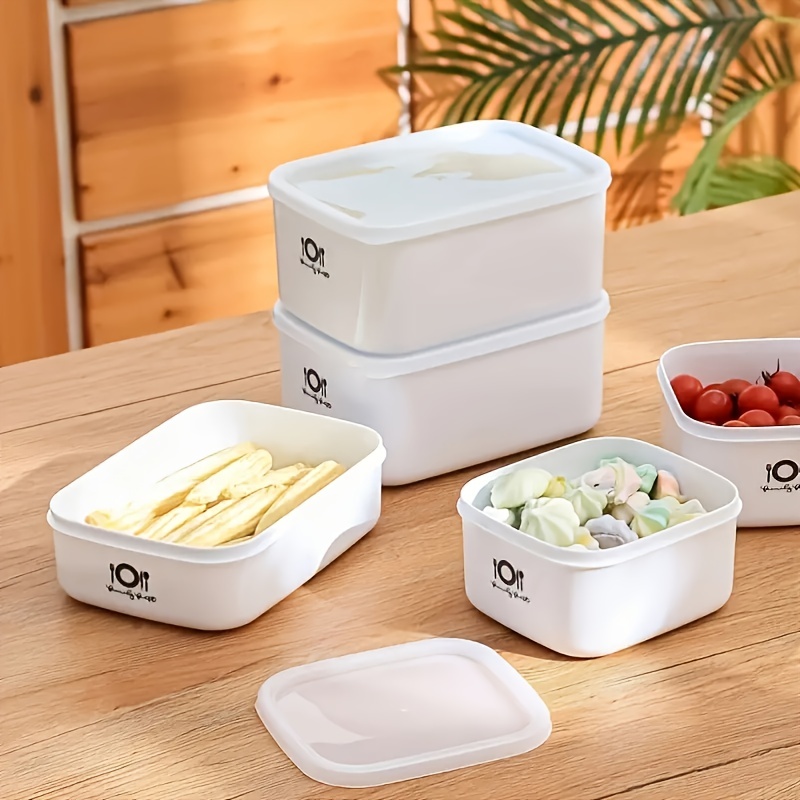 Food Storage Refrigerator - علبة طعام بلاستيكية مستطيلة الشكل مناسبة