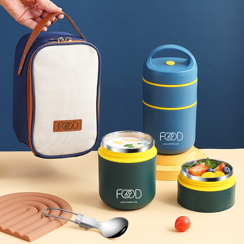 Food Storage Thermos - صندوق غداء معزول من الفولاذ المقاوم