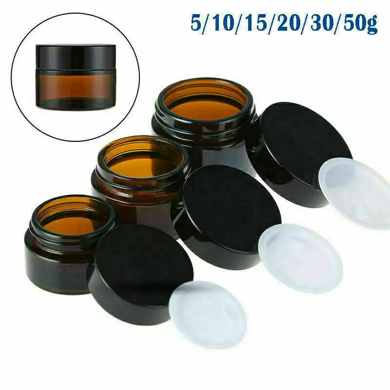 Food Storage Glass Container Set - 2 قطعة 5 مللي/10 مللي/15 مللي/20