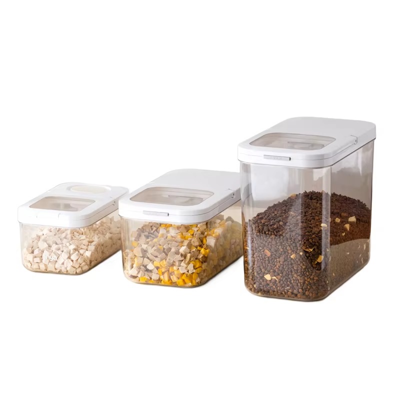 Food Storage For Dog - صندوق تخزين محكم الإغلاق لطعام الحيوانات