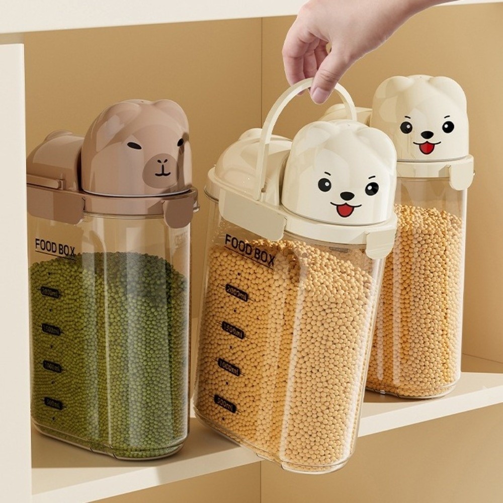 Food Storage For Dog - صندوق تخزين طعام الكلاب كبير السعة،