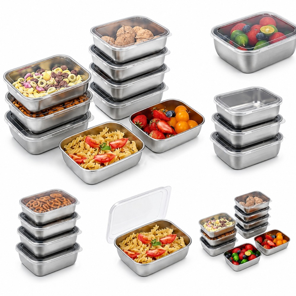 Food Storage Design - 6 قطع من حاويات تخزين الطعام