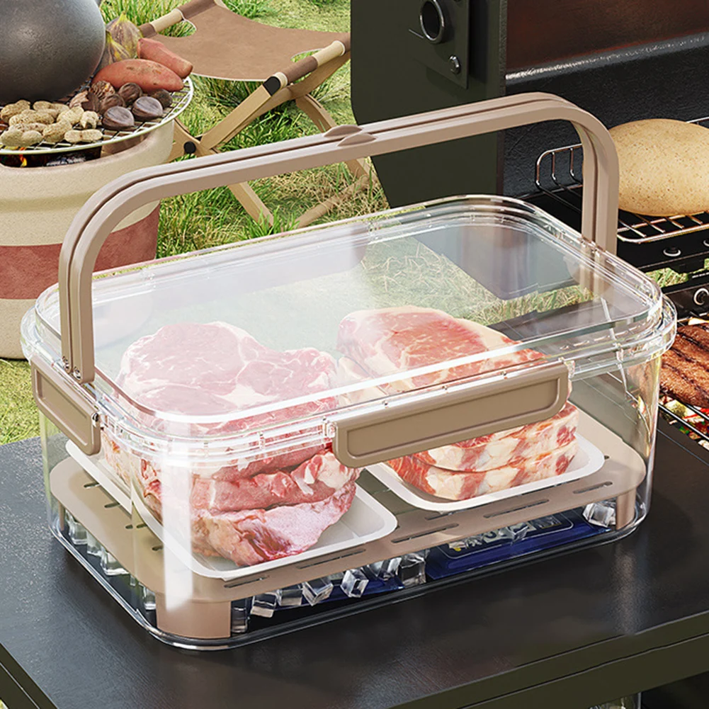 Food Storage Containers Plastic Box - حاوية تخزين الطعام المحمولة، صندوق نضارة