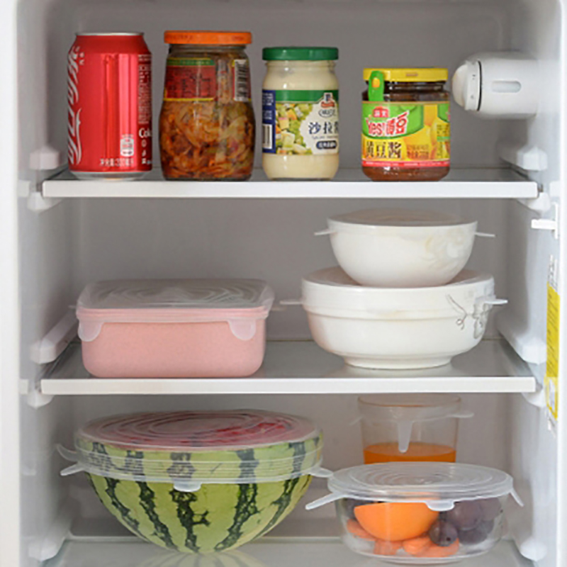Silicone Stretch Lid - أغطية سيليكون جديدة 6 قطع، أغطية