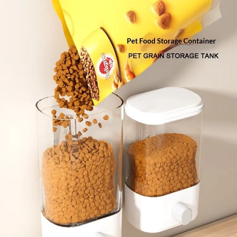 Food Storage For Dog - صندوق تخزين عملي من البلاستيك لحفظ