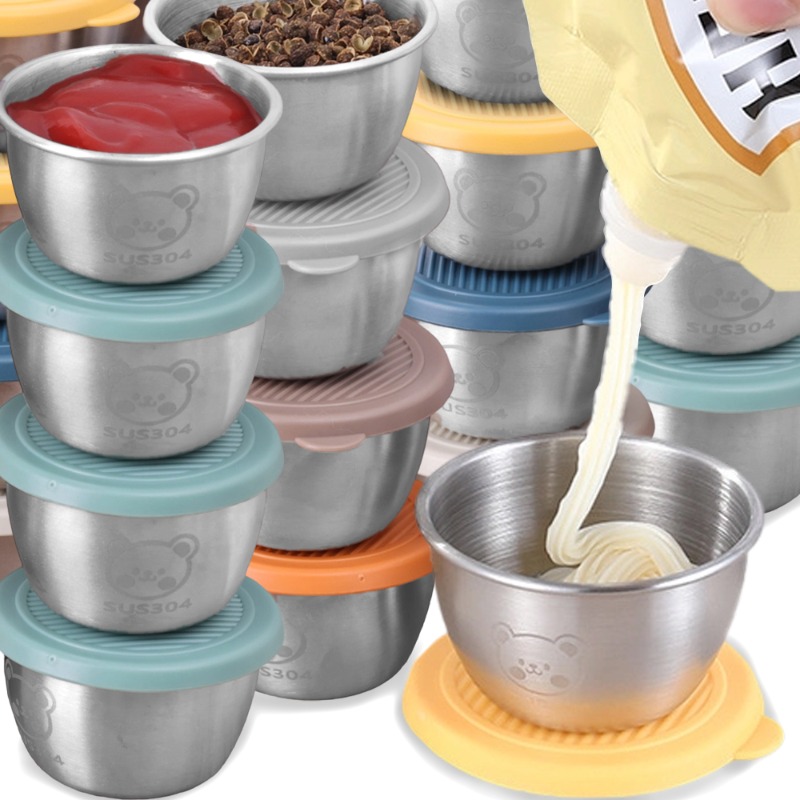 Silicone Stretch Lid - 10/1 قطعة 50 مللي مانعة للتسرب