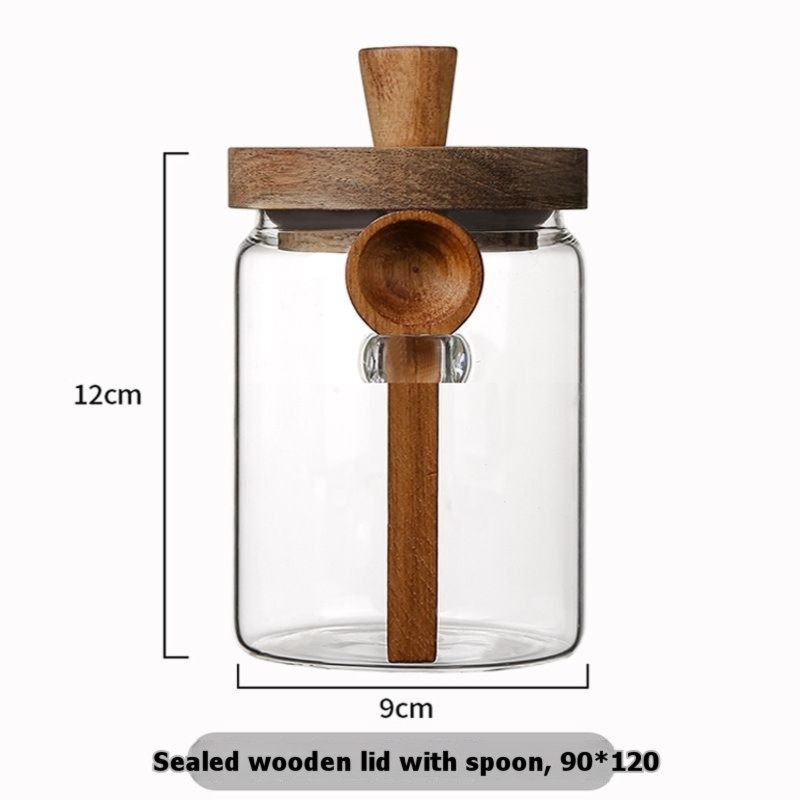 Food Storage Glass Container Set - مجموعة علب تخزين زجاجية من 