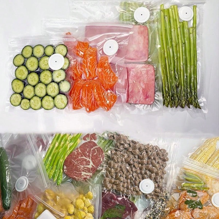 30 قطعة من أكياس التفريغ القاب - مراجعة Food Storage Machine وسعره