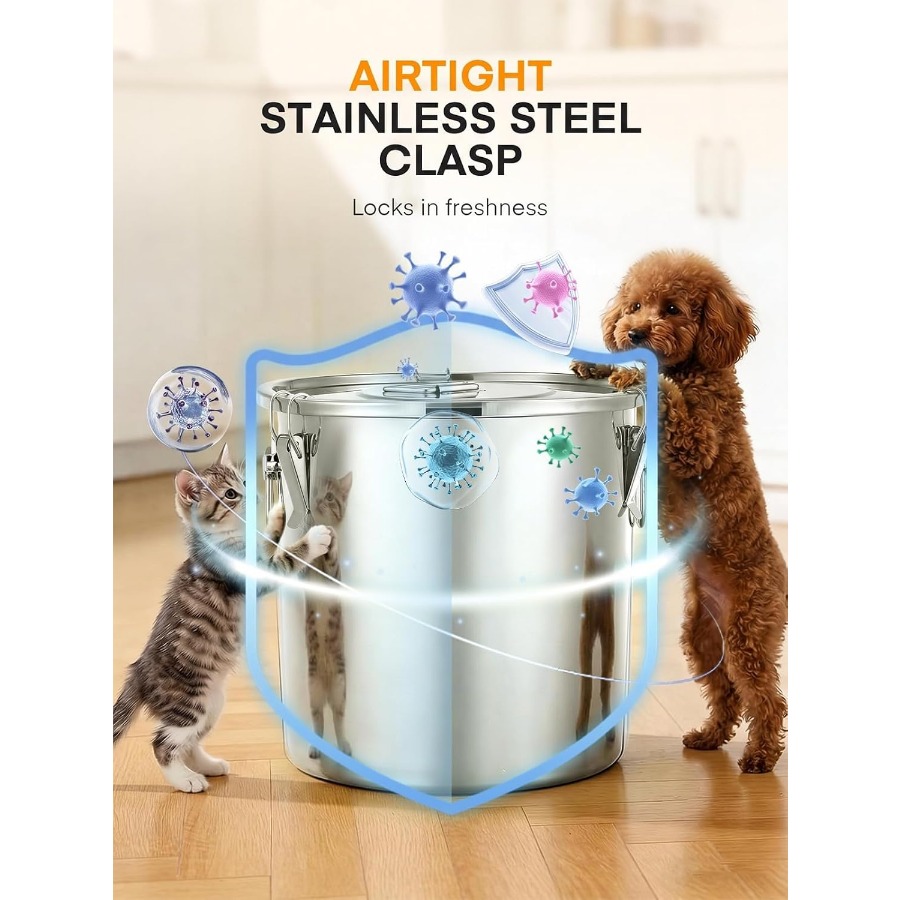 حاوية تخزين طعام الكلاب المصنو - مراجعة Food Storage For Dog وسعره