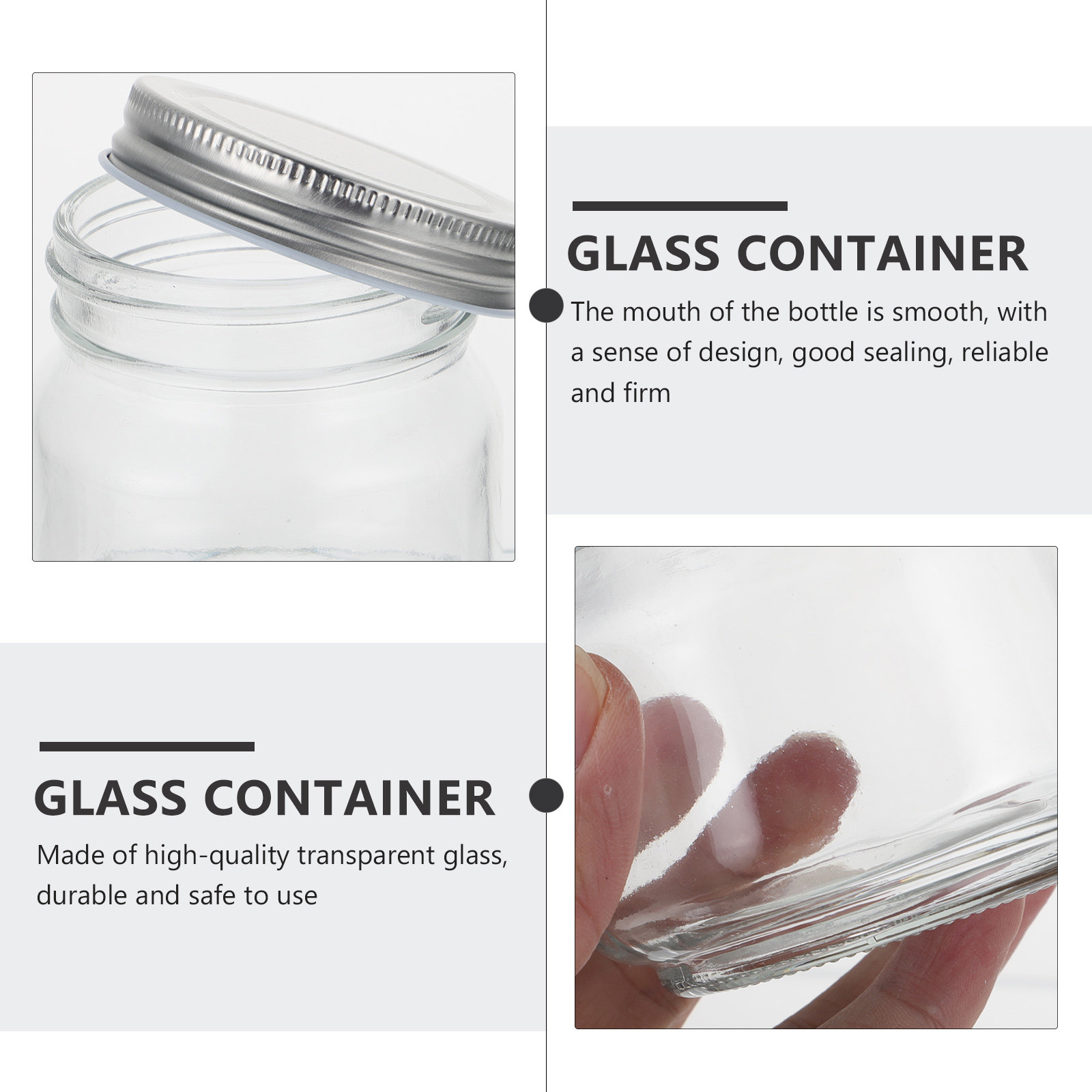 طقم 6 قطع من أوعية تخزين زجاجي - مراجعة Food Storage Glass Container Set وسعره