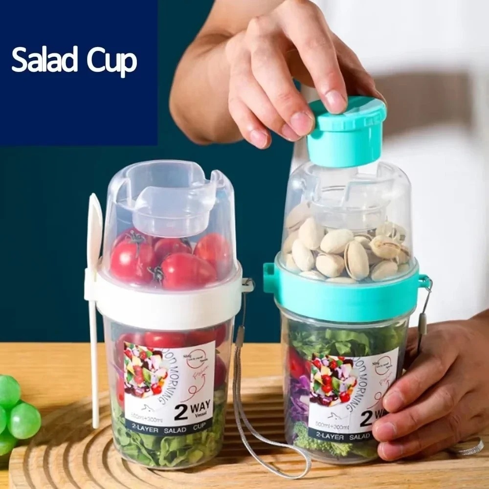 المحمولة كوب للسلطة الإفطار كو - مراجعة Food Storage Thermos وسعره