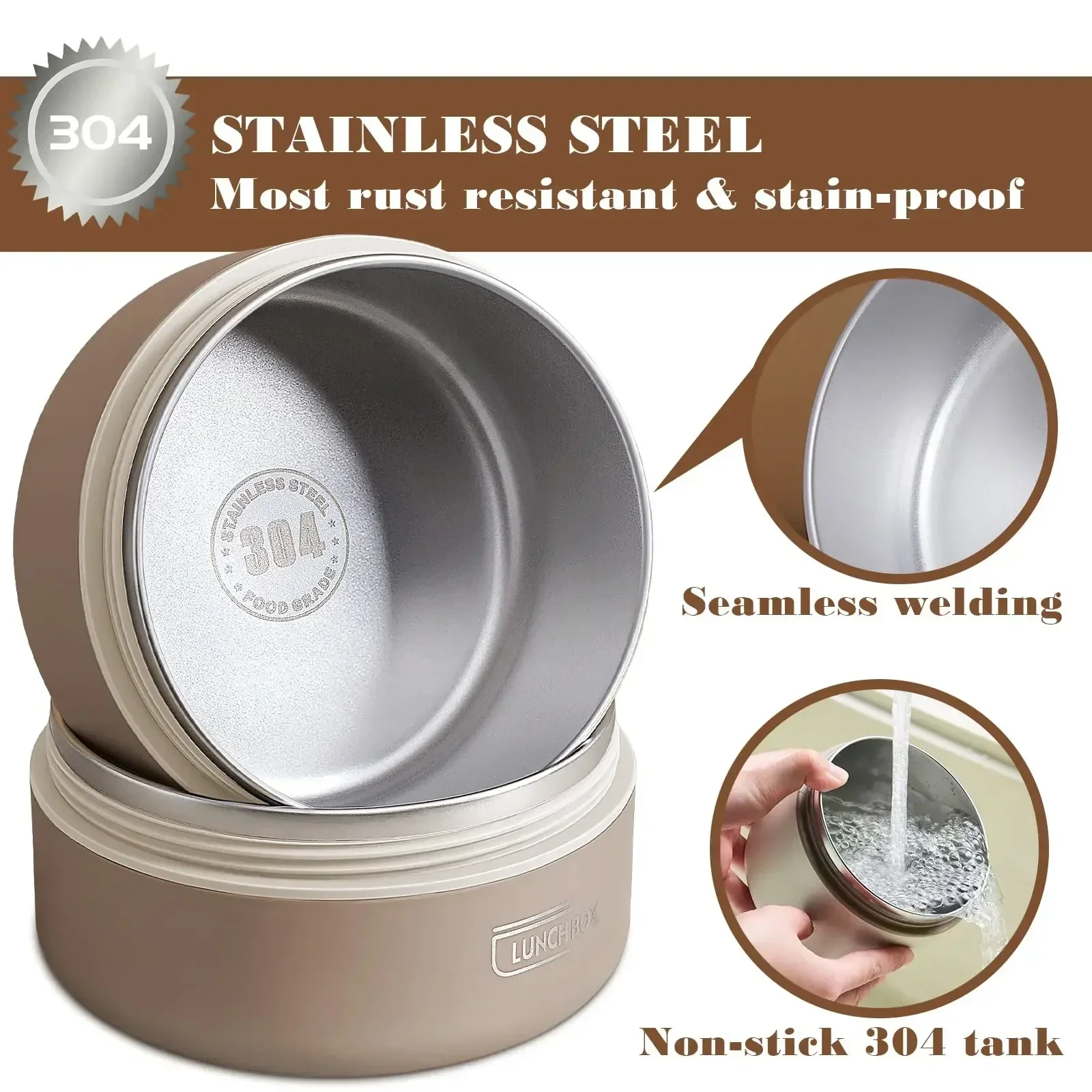 صندوق غداء/وجبة خفيفة للحرارة، - مراجعة Food Storage Thermos وسعره