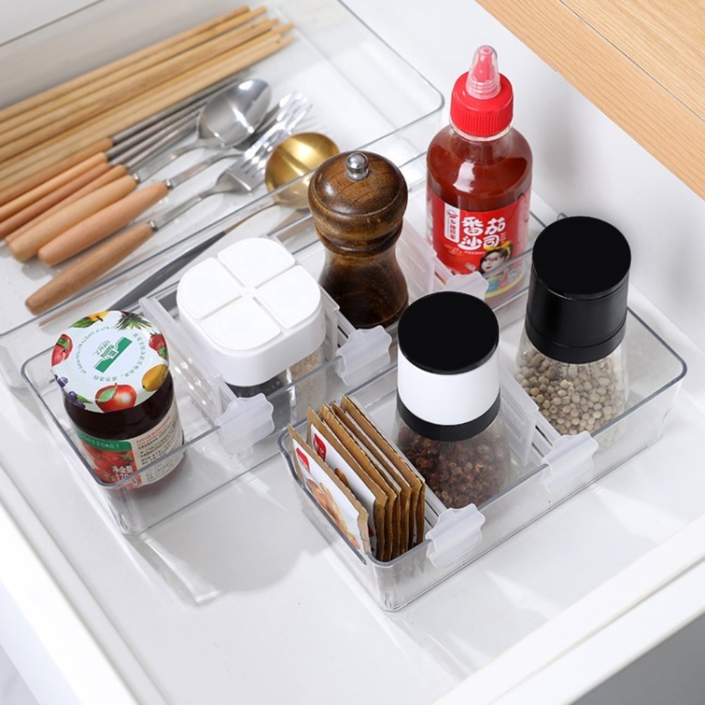 1/4 قطع فاصل مساحة الثلاجة قاب - مراجعة Food Storage With Dividers وسعره
