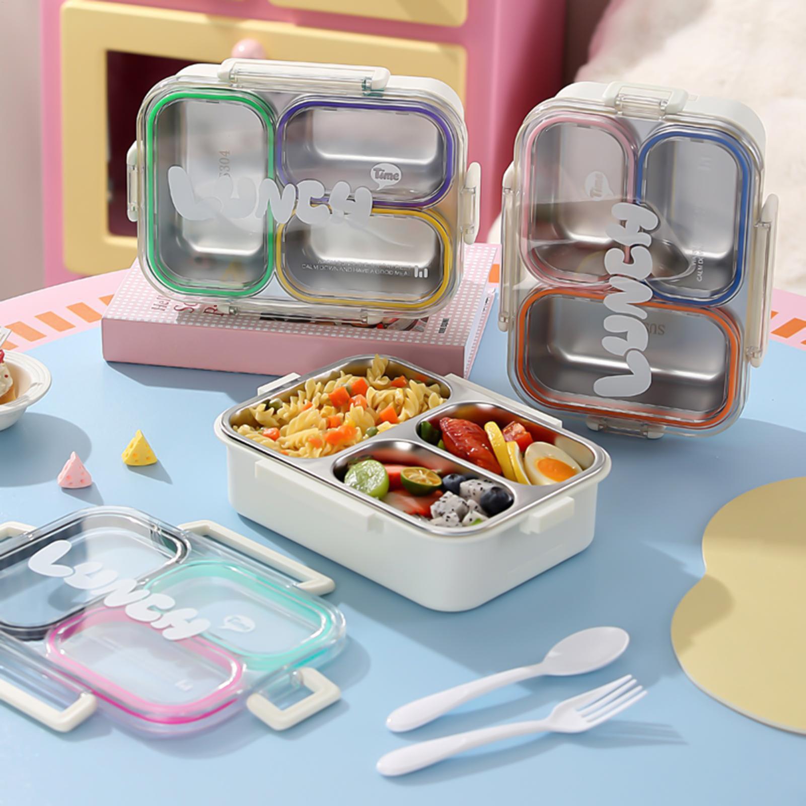 صندوق غداء من الفولاذ المقاوم  - مراجعة Food Storage With Dividers وسعره