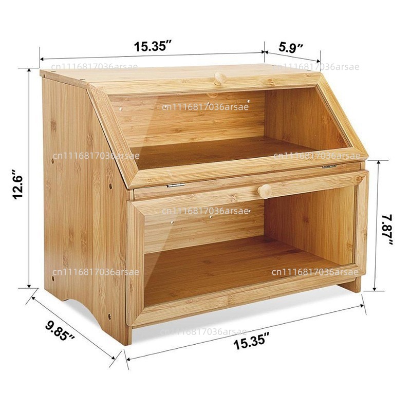 صندوق خبز من الخيزران سهل الفت - مراجعة Bread Box Bamboo وسعره