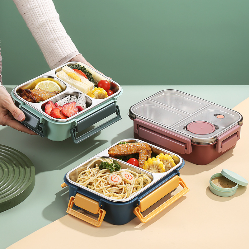 صناديق غداء بـ 2/3 أقسام للأطف - مراجعة Food Storage Thermos وسعره