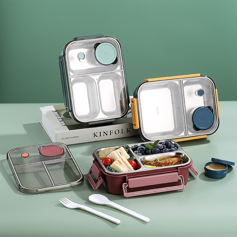 صناديق غداء بـ 2/3 أقسام للأطف - مراجعة Food Storage Thermos وسعره