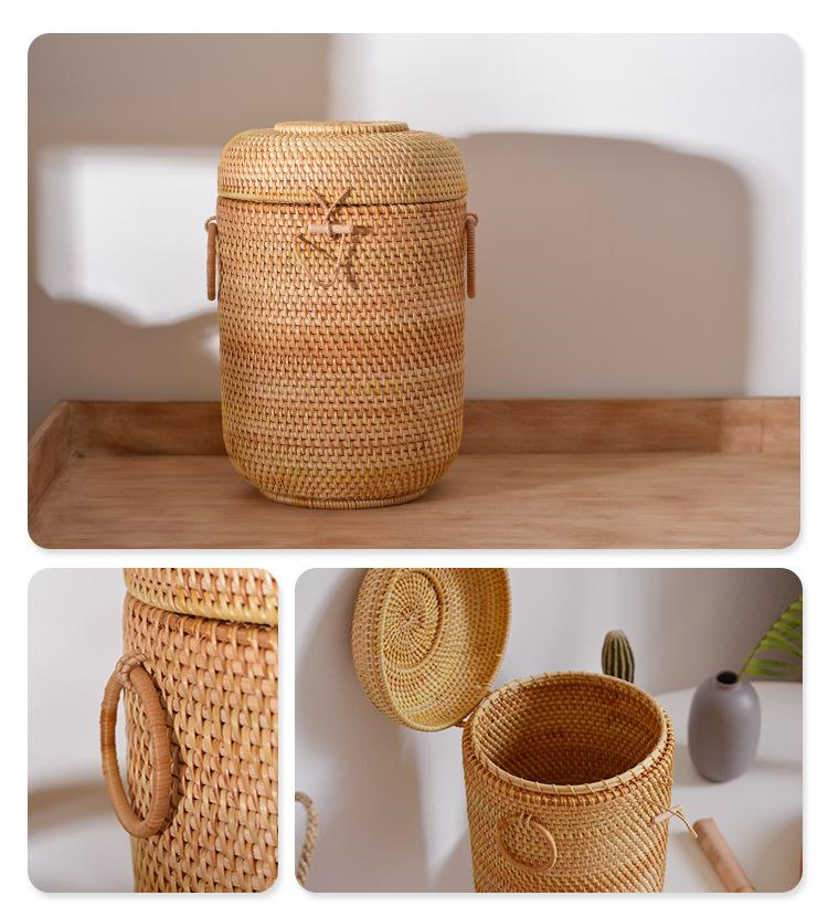 المنسوجة يدويا الروطان الشاي ص - مراجعة Food Storage With Dividers وسعره