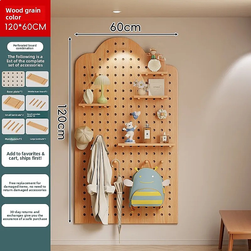 رف تخزين من الخشب الصلب مثبت ع - مراجعة Food Storage Room وسعره