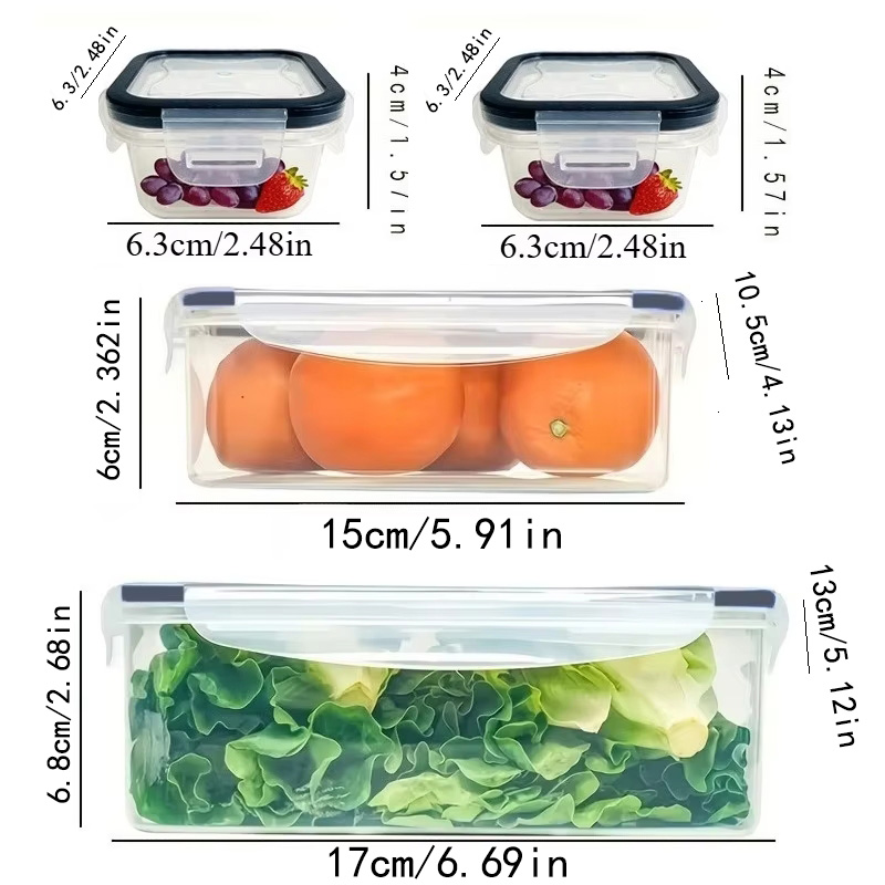 مجموعة من 8 قطع تشمل 4 حاويات  - مراجعة Food Storage With Dividers وسعره