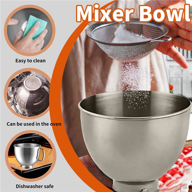 وعاء خلاط من الفولاذ المقاوم ل - مراجعة Kitchenaid Mixer Artisan 5Qt وسعره