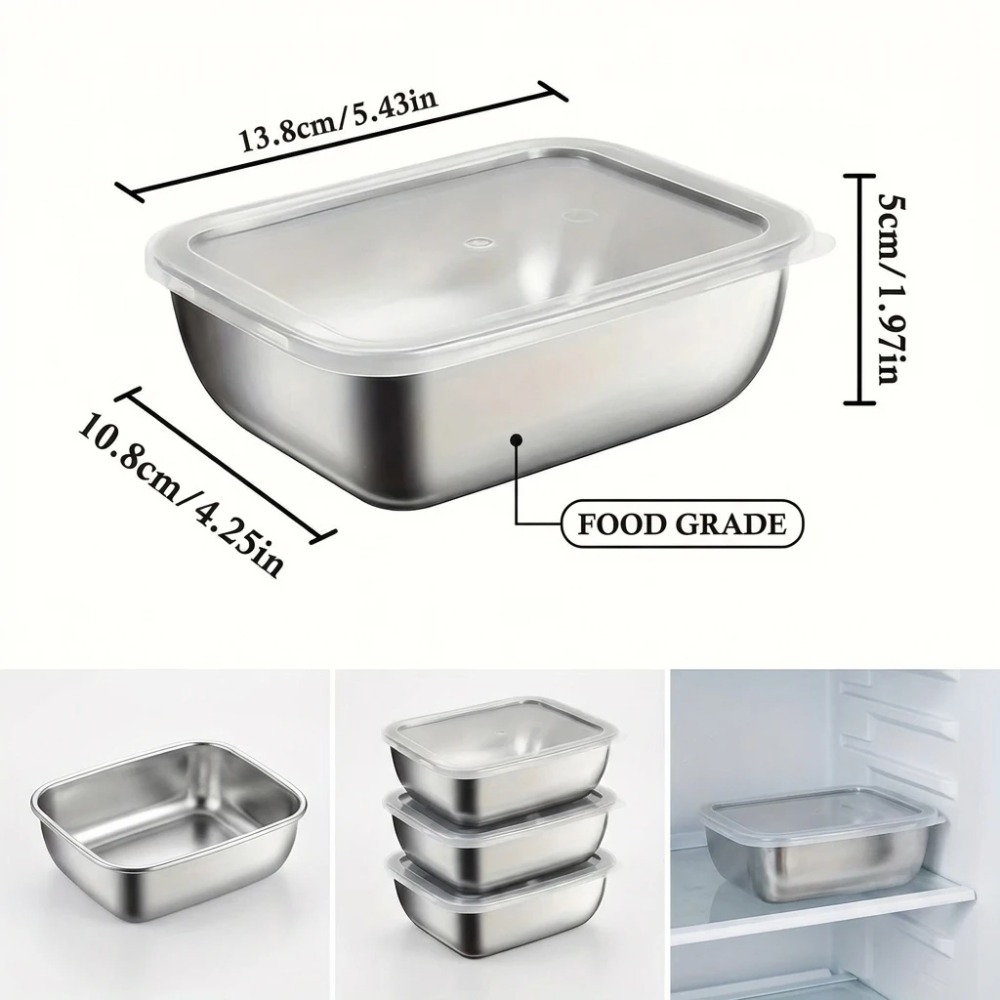 6 قطع من حاويات تخزين الطعام ا - مراجعة Food Storage Design وسعره