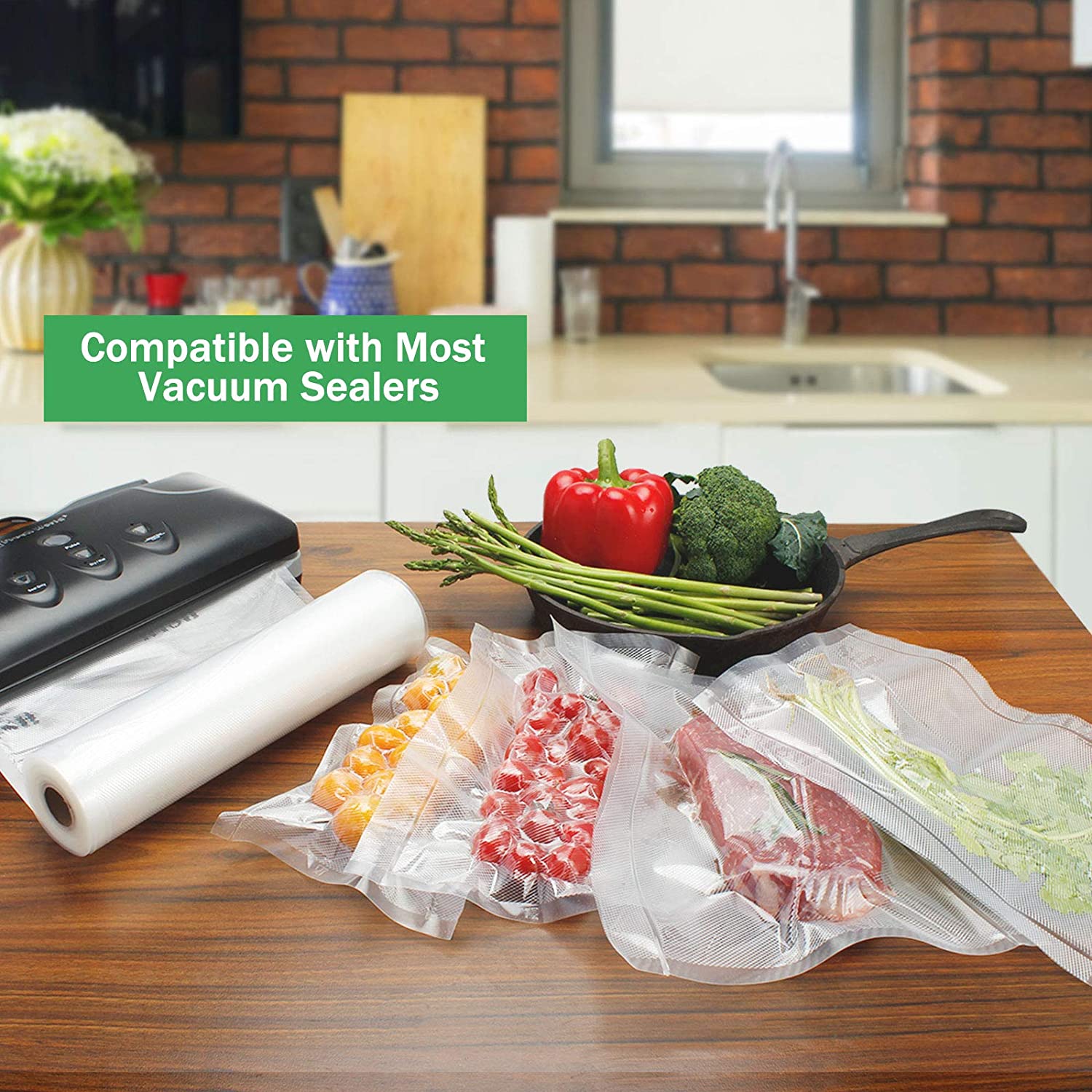 أكياس مكنسة كهربائية للأغذية أ - مراجعة Food Storage Plastic Bag وسعره