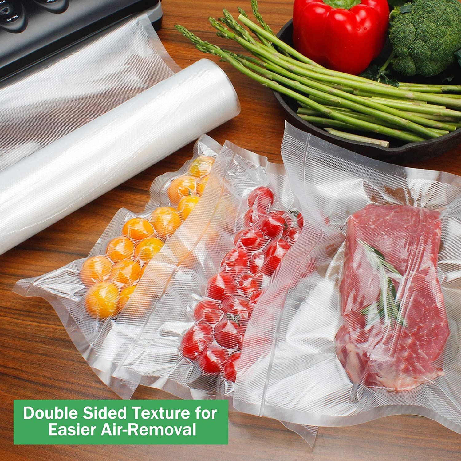 أكياس مكنسة كهربائية للأغذية أ - مراجعة Food Storage Plastic Bag وسعره