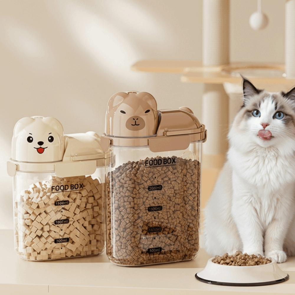 صندوق تخزين طعام الكلاب كبير ا - مراجعة Food Storage For Dog وسعره