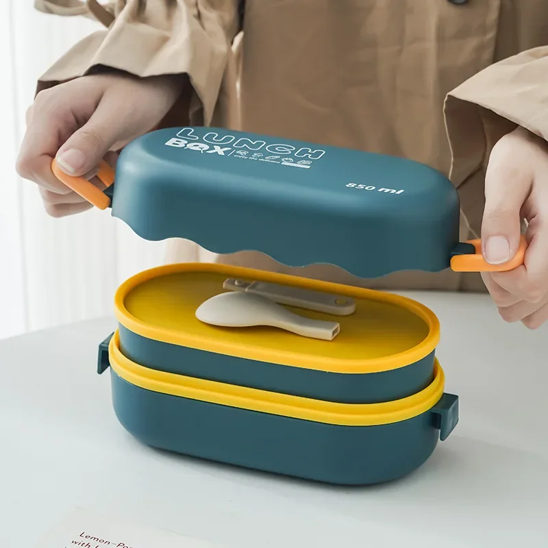صندوق غداء بلاستيكي مزدوج الطب - مراجعة Food Storage Thermos وسعره