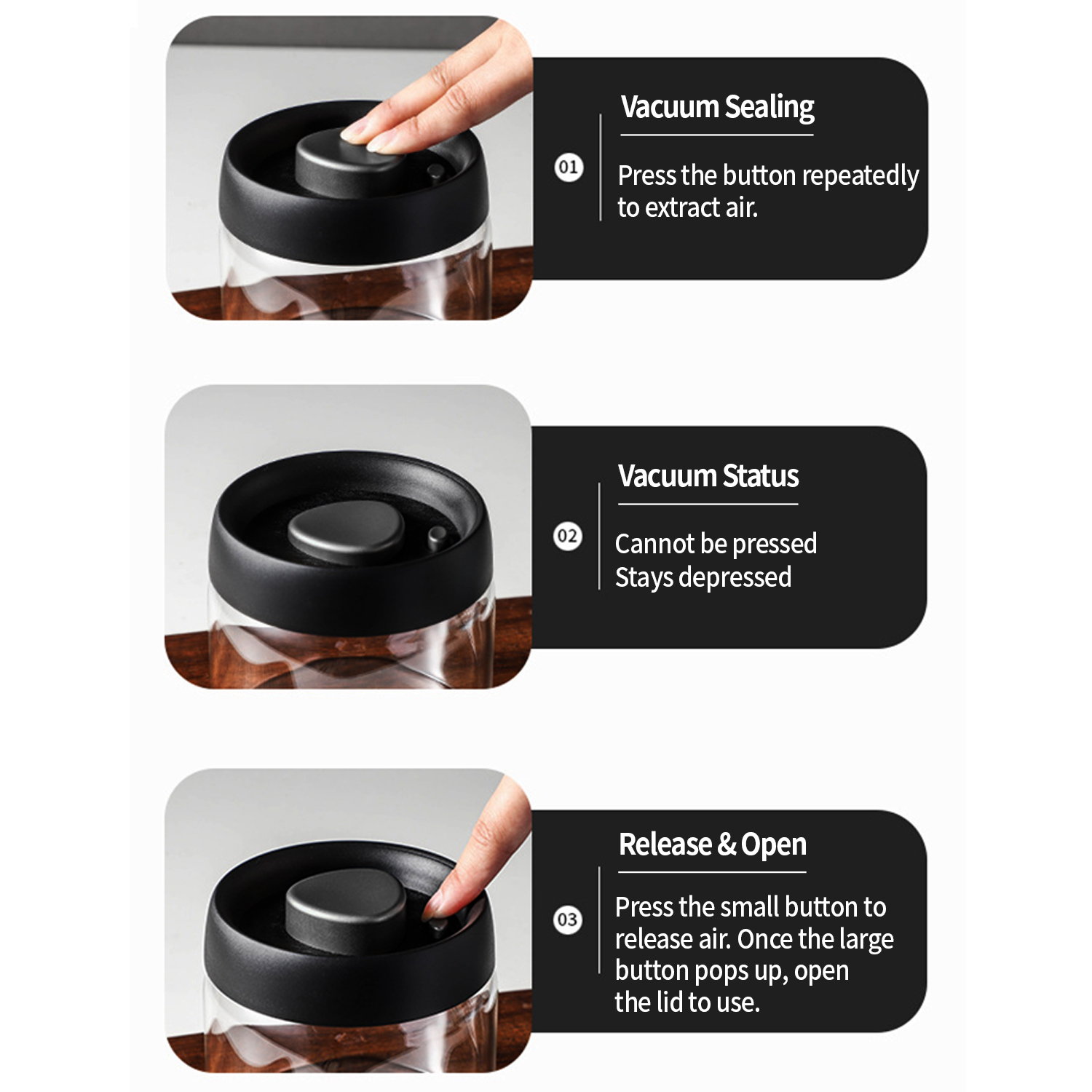وعاء قهوة زجاجي محكم الإغلاق م - مراجعة Food Storage Machine وسعره