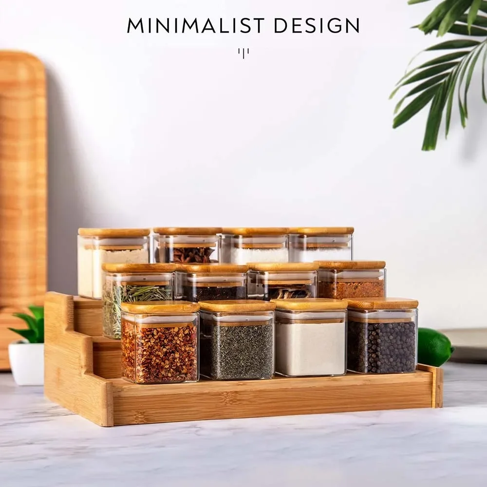 مجموعة عبوات زجاجية مربعة لتخز - مراجعة Food Storage Glass Container Set وسعره