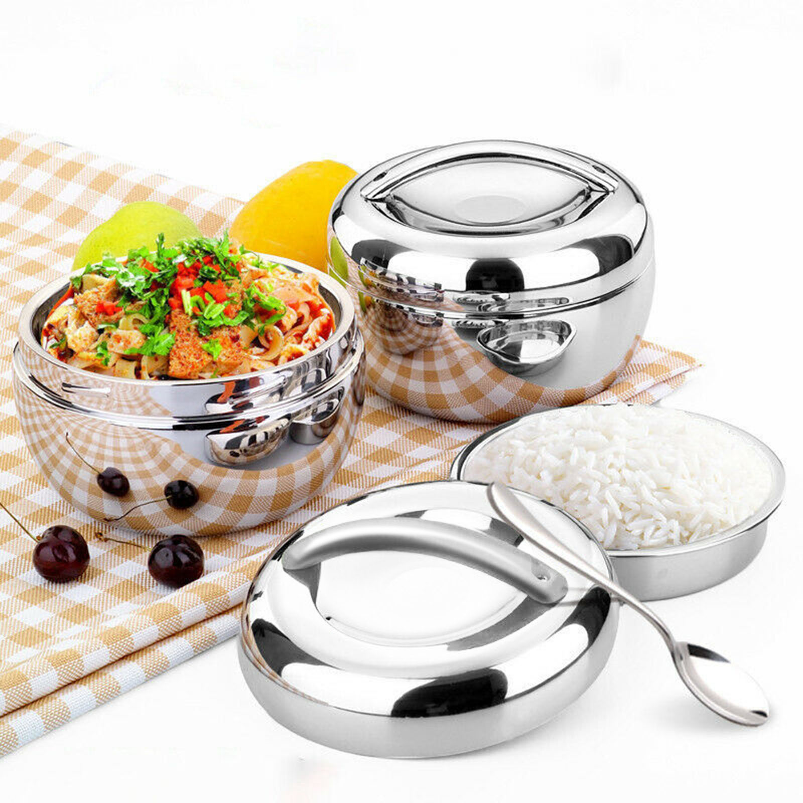 زجاجة ترمس معزولة من الفولاذ ا - مراجعة Food Storage Thermos وسعره