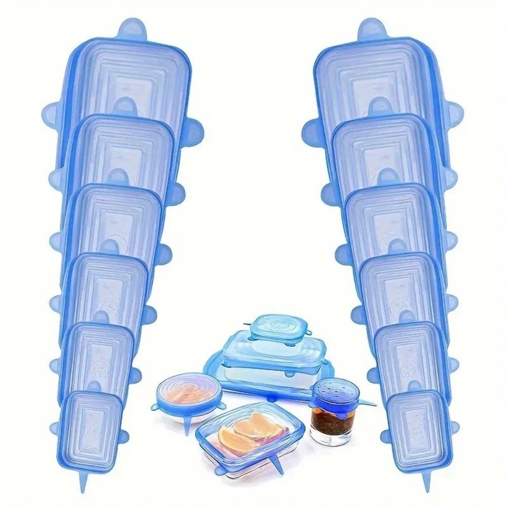 6 قطع جديدة من أغطية السيليكون - مراجعة Silicone Stretch Lid وسعره