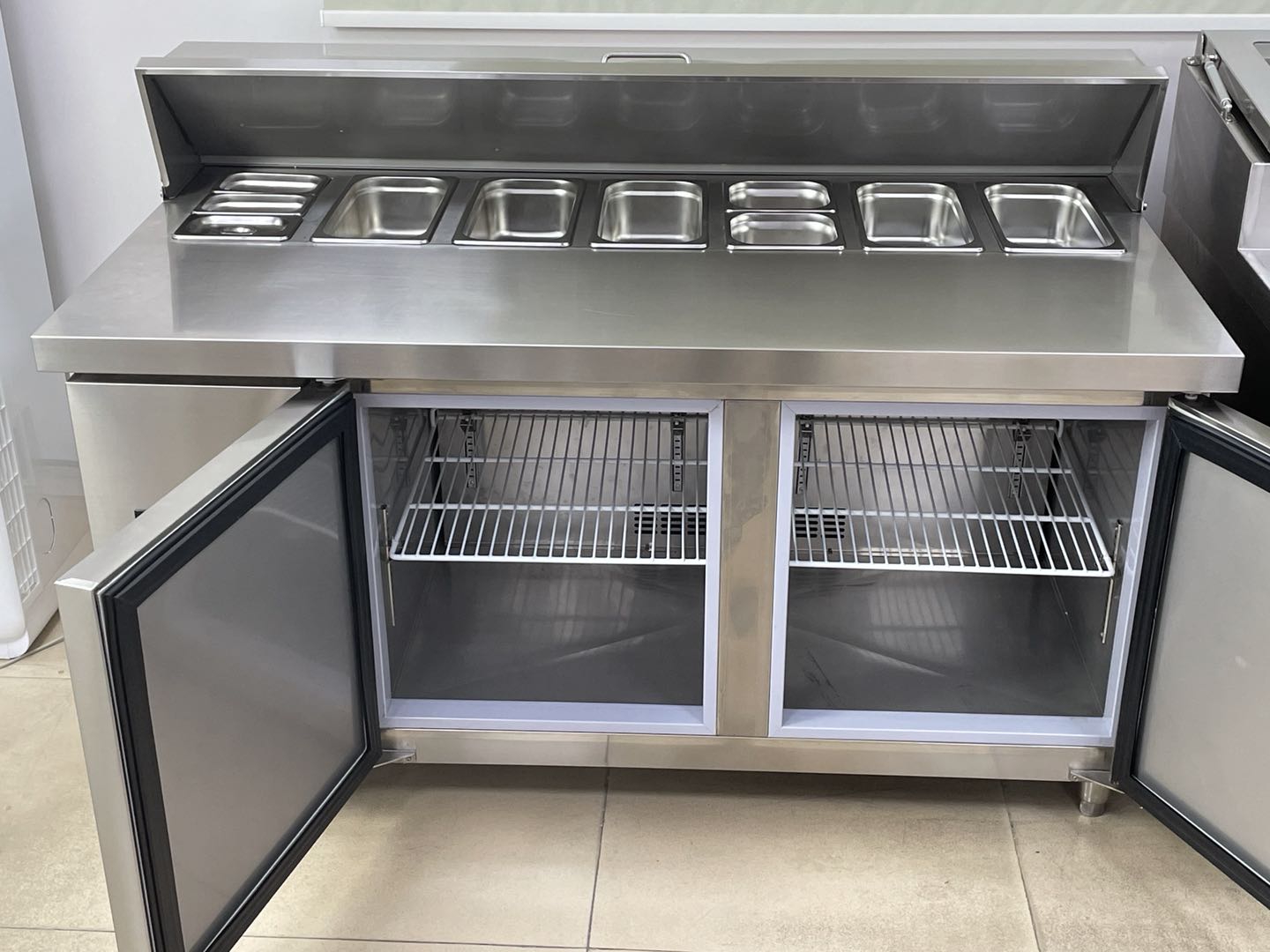 ثلاجة تجارية مدمجة ببابين لتحض - مراجعة Food Storage Refrigerator وسعره
