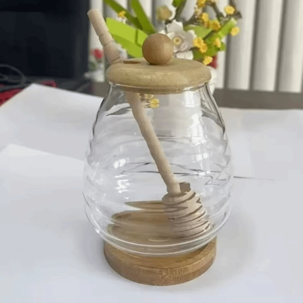 وعاء زجاجي شفاف بتصميم خلية ال - مراجعة Food Storage Glass Container Set وسعره