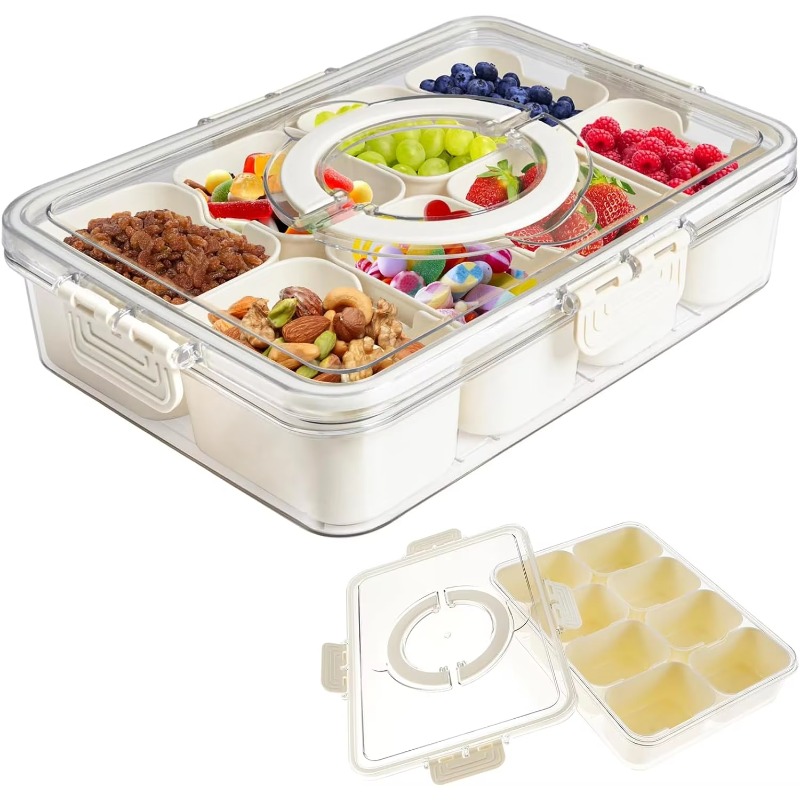 صينية تقديم بلاستيكية للمطبخ،  - مراجعة Food Storage With Dividers وسعره