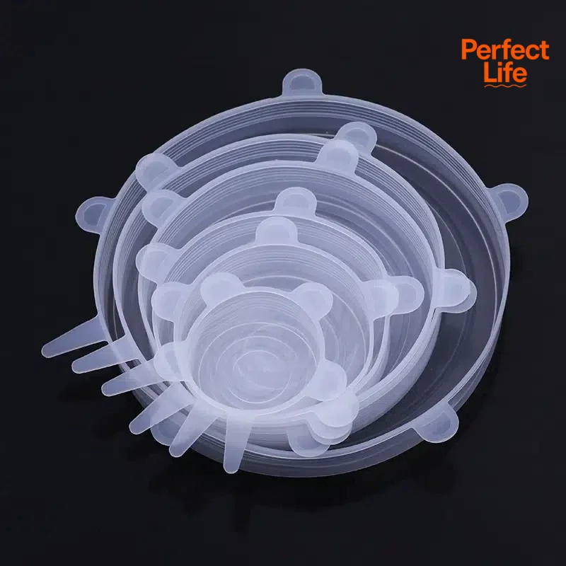 6 قطع من أغطية السيليكون القاب - مراجعة Silicone Stretch Lid وسعره