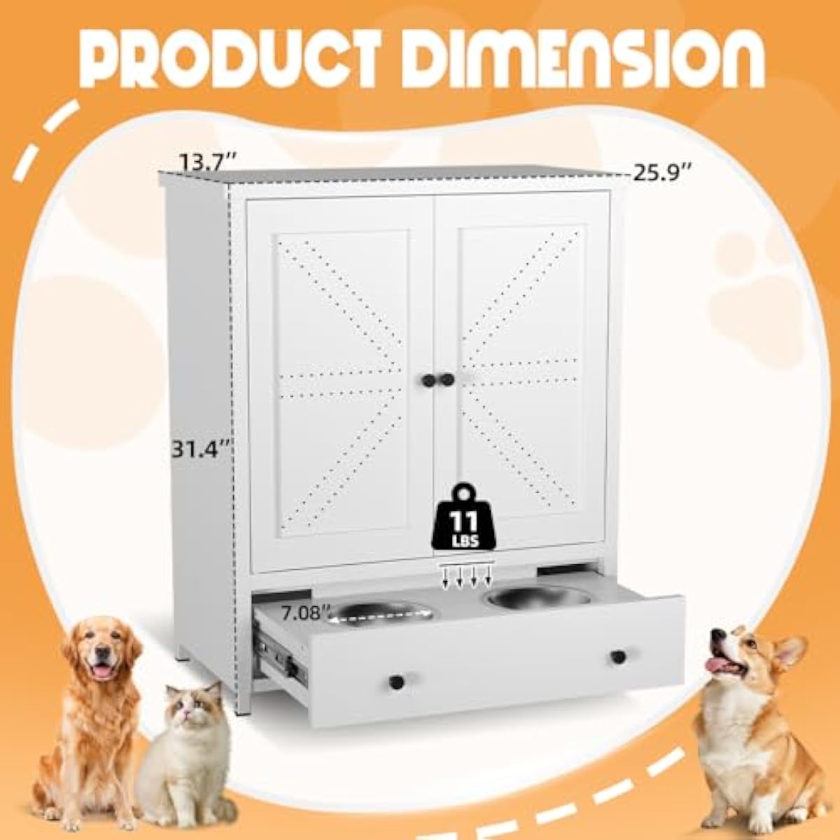 محطة تغذية معدنية للحيوانات ال - مراجعة Food Storage For Dog وسعره