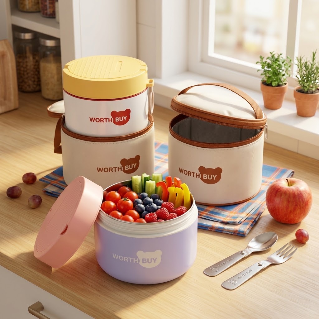 صندوق غداء حراري من الفولاذ ال - مراجعة Food Storage Thermos وسعره