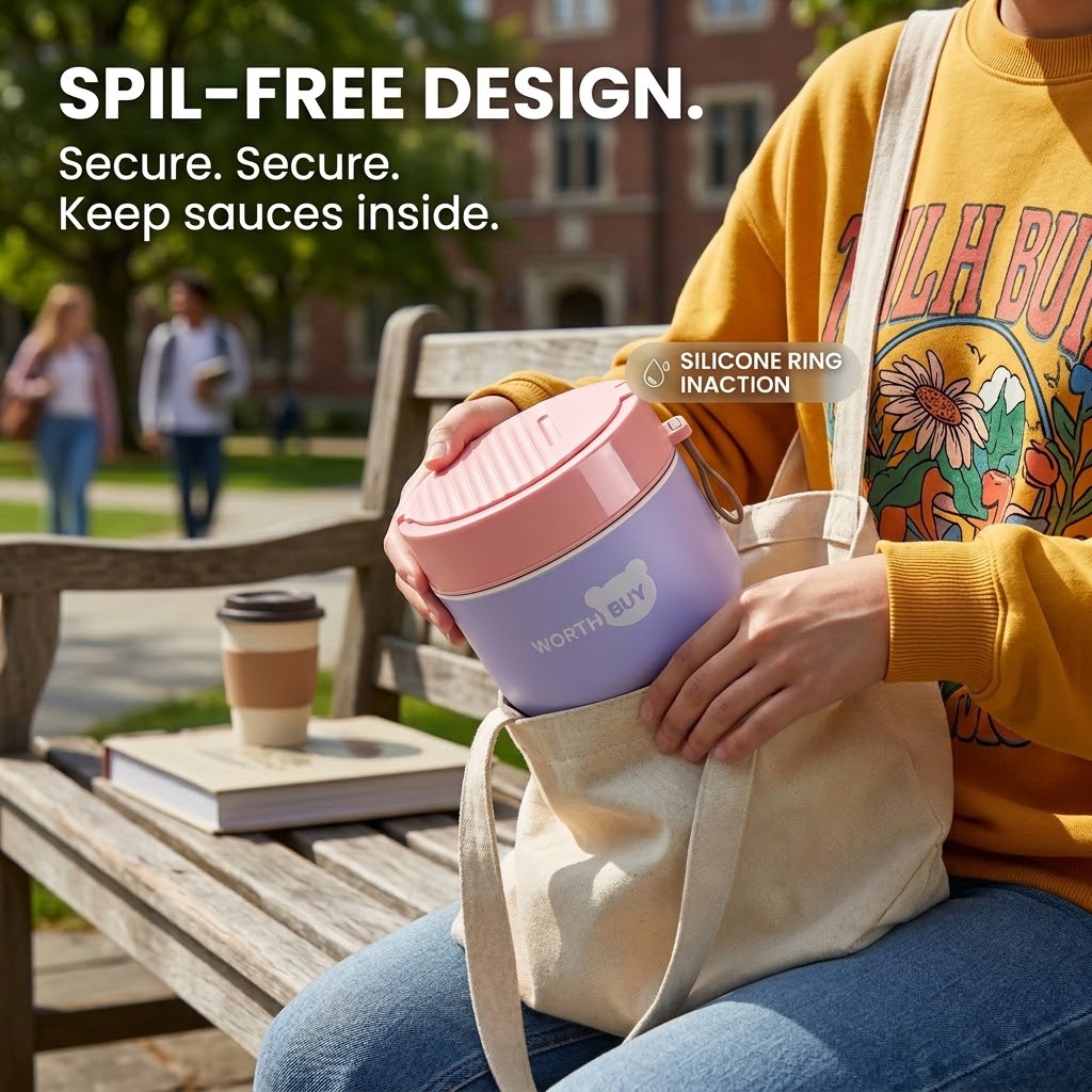 صندوق غداء حراري من الفولاذ ال - مراجعة Food Storage Thermos وسعره
