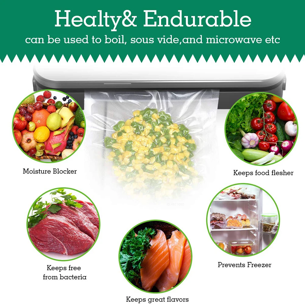 أكياس Sous Vide لآلات التعبئة  - مراجعة Food Storage Machine وسعره