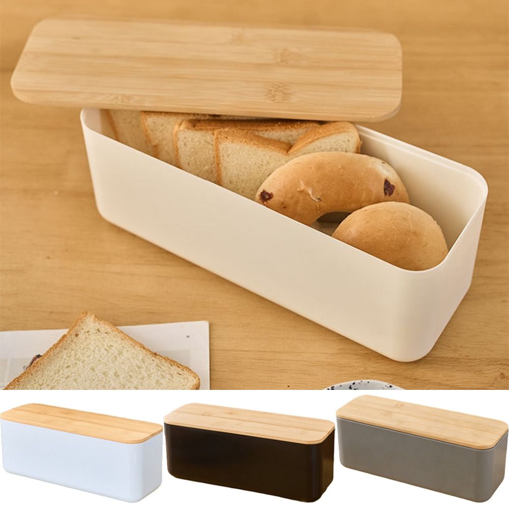 صندوق تخزين الخبز بغطاء خشبي م - مراجعة Bread Box Bamboo وسعره