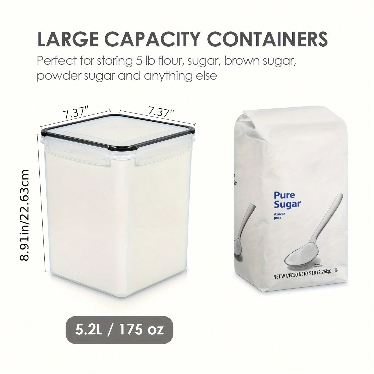 مجموعة من 4 علب تخزين كبيرة لل - مراجعة Food Storage Glass Container Set وسعره